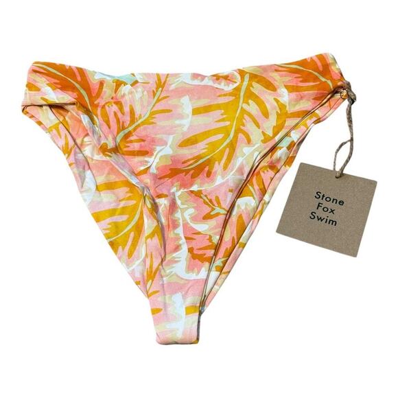 NEW Stone Fox Swim Women’s Medium Sumatra Bikini Bottom NWT - Picture 1 of 4